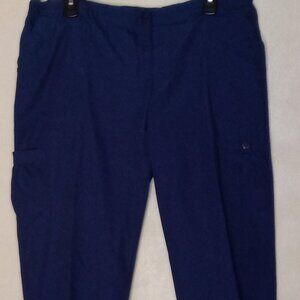 White Cross Navy L Scrub Bottoms